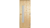 Sorseledörren bastudörr Furu med glas 7x19 3370 - Bastutillbehör