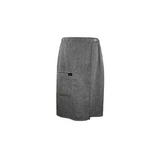 Bastukilt Våfflad svart Herr 50 cm
