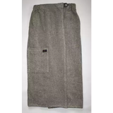 Exklusiv Beige Bastukilt (Dam) 90cm i lyxig linfrotté från Bastukällan. Utmärkt plagg för härliga bastubad.
