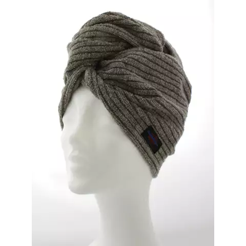 Hårturban beige
