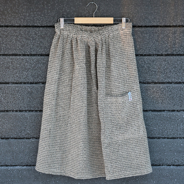 Bastukilt Randig Naturfärgad Herr/Dam 70 cm, Frotté - Bastutillbehör