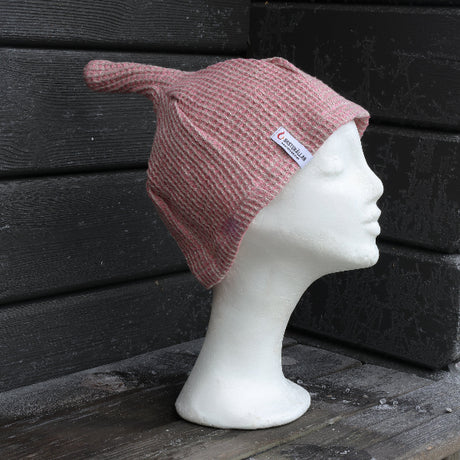 Bastumössa i linne, våfflad rosa - Bastutillbehör