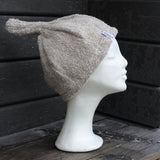 Bastumössa i linfrotté, naturfärgad - Bastutillbehör