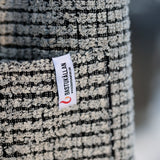 Bastukilt Natur/Svart Herr 70 cm, Frotté - Bastutillbehör