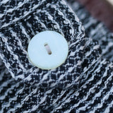 Våfflad Bastukilt Herr Svart 70 cm, 100% linne - Bastutillbehör