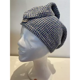 Hårturban blå