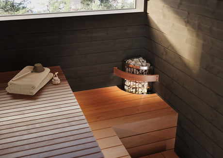 Elektriskt aggregat Harvia Cilindro Corner PCC70XE 6,8 kW Steel - Bastutillbehör