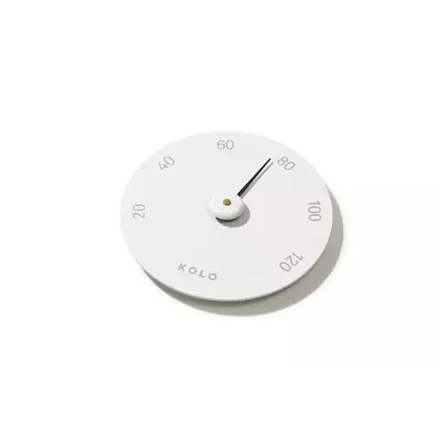 Bastutermometer vit