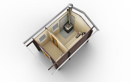 Bastupaket Vargön med Bastu BL 6,5 kvm & Harvia M3